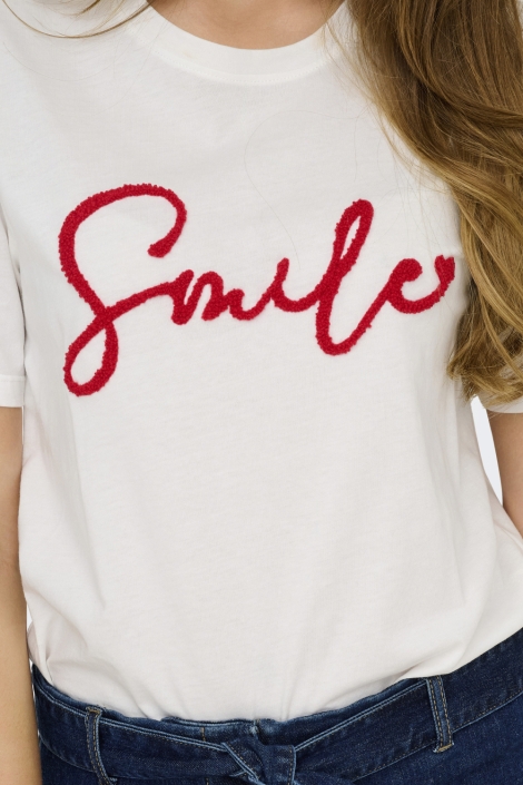 Only onlkiko life s/s o-neck terry top c